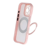 iPhone 16 Pro Skal Roterbart Stativ MagSafe Rosa