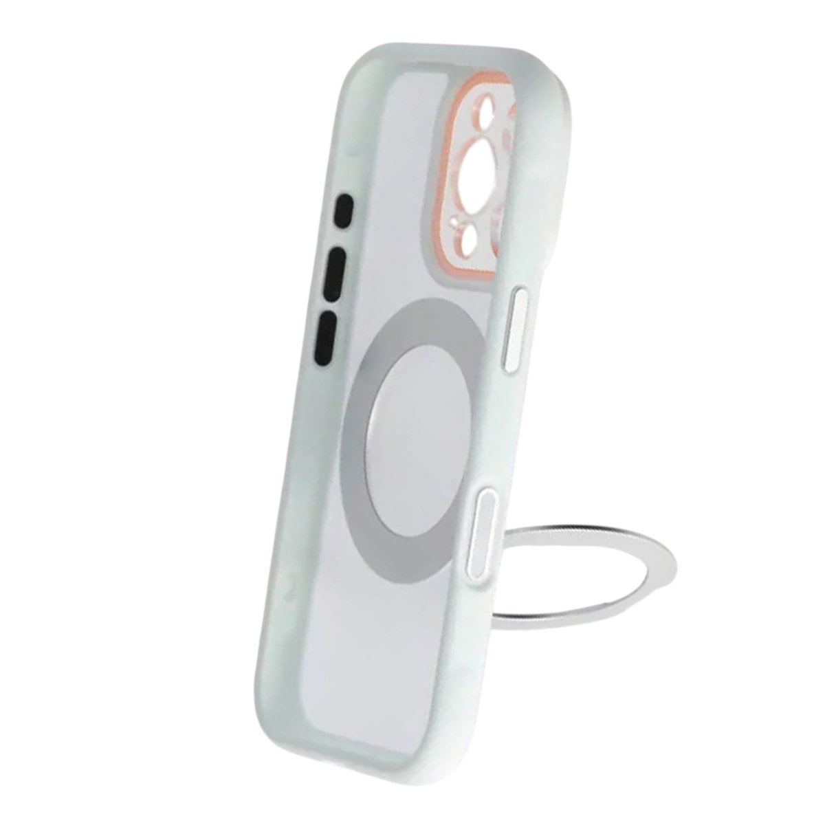 iPhone 16 Pro Skal Roterbart Stativ MagSafe Vit