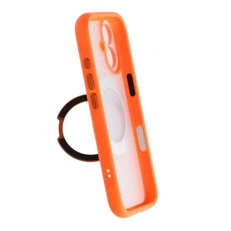 iPhone 17 Skal Roterbart Stativ MagSafe Orange