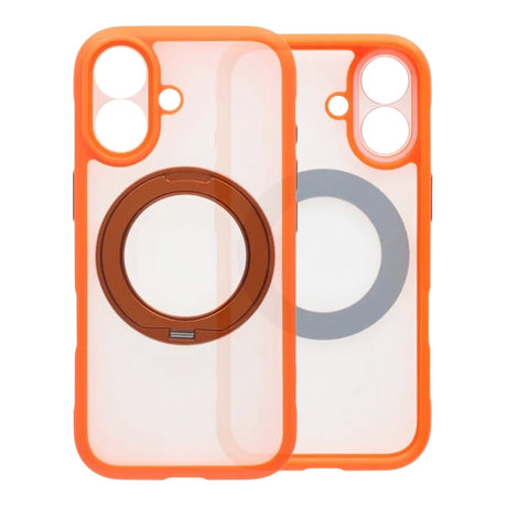 iPhone 17 Skal Roterbart Stativ MagSafe Orange