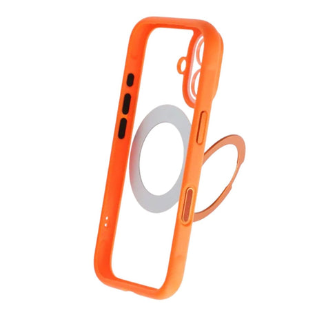 iPhone 17 Skal Roterbart Stativ MagSafe Orange