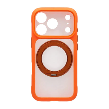 iPhone 17 Pro Max Skal Roterbart Stativ MagSafe Orange