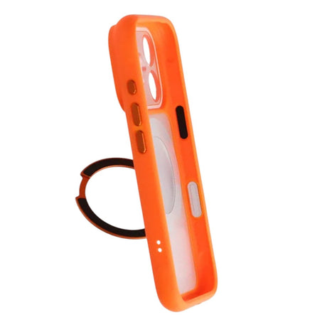 iPhone 17 Pro Max Skal Roterbart Stativ MagSafe Orange