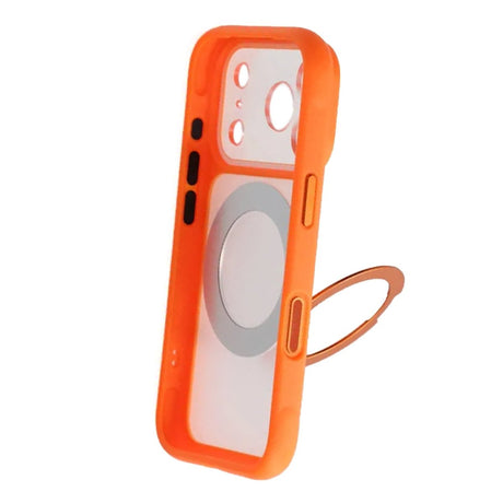 iPhone 17 Pro Max Skal Roterbart Stativ MagSafe Orange