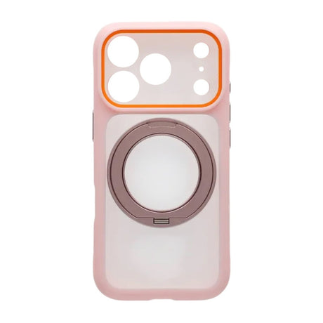 iPhone 17 Pro Max Skal Roterbart Stativ MagSafe Rosa