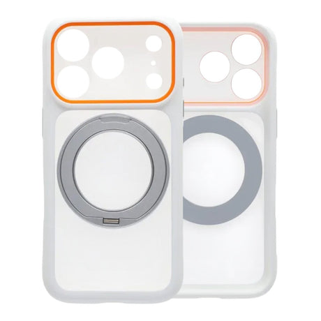 iPhone 17 Pro Max Skal Roterbart Stativ MagSafe Vit