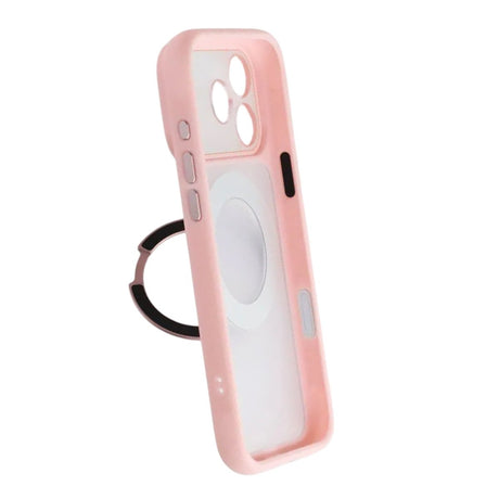 iPhone 17 Pro Skal Roterbart Stativ MagSafe Rosa