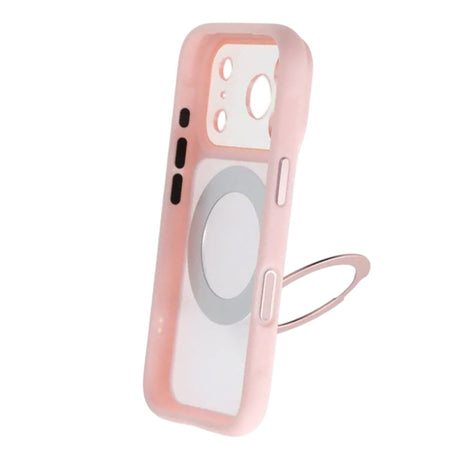 iPhone 17 Pro Skal Roterbart Stativ MagSafe Rosa
