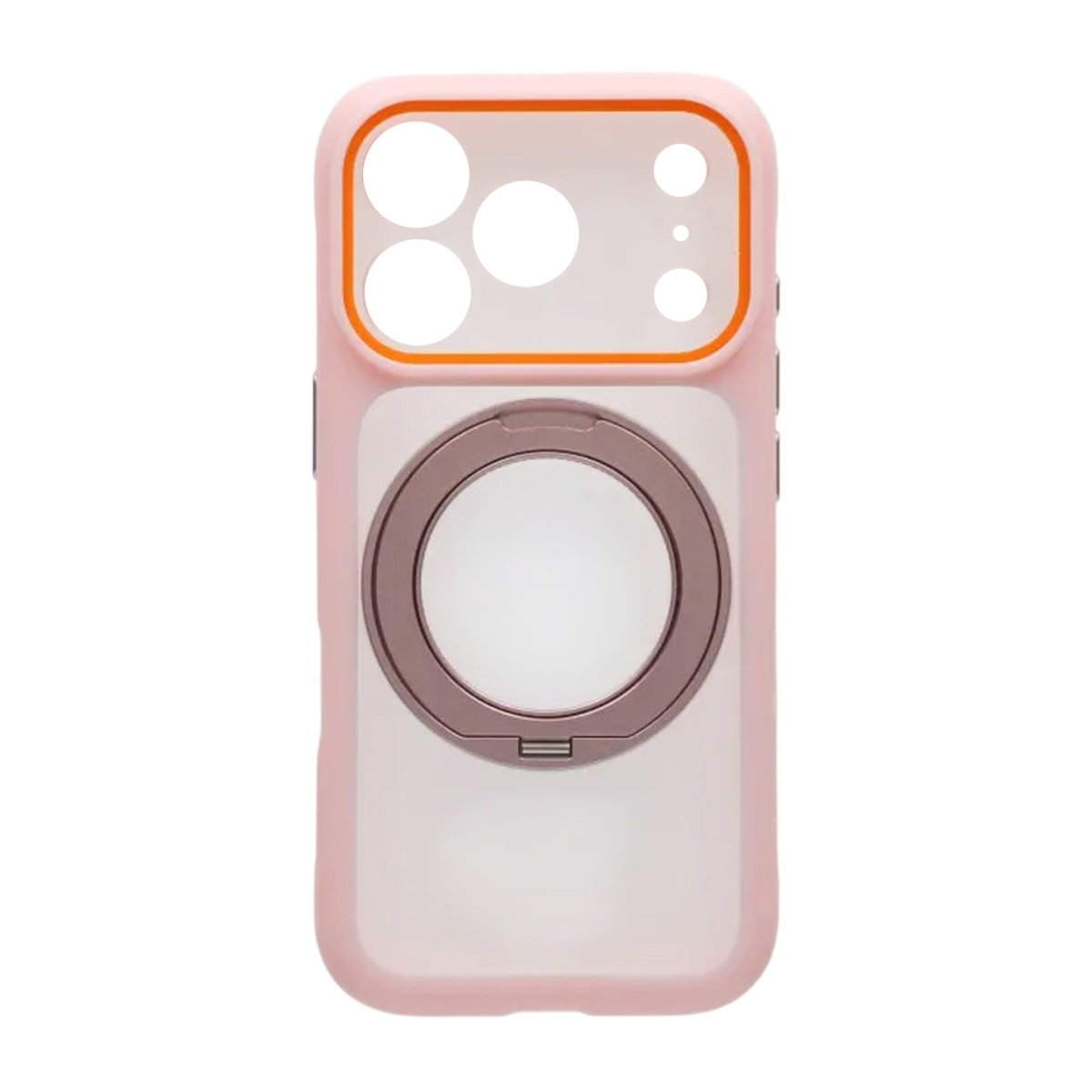 iPhone 17 Pro Skal Roterbart Stativ MagSafe Rosa