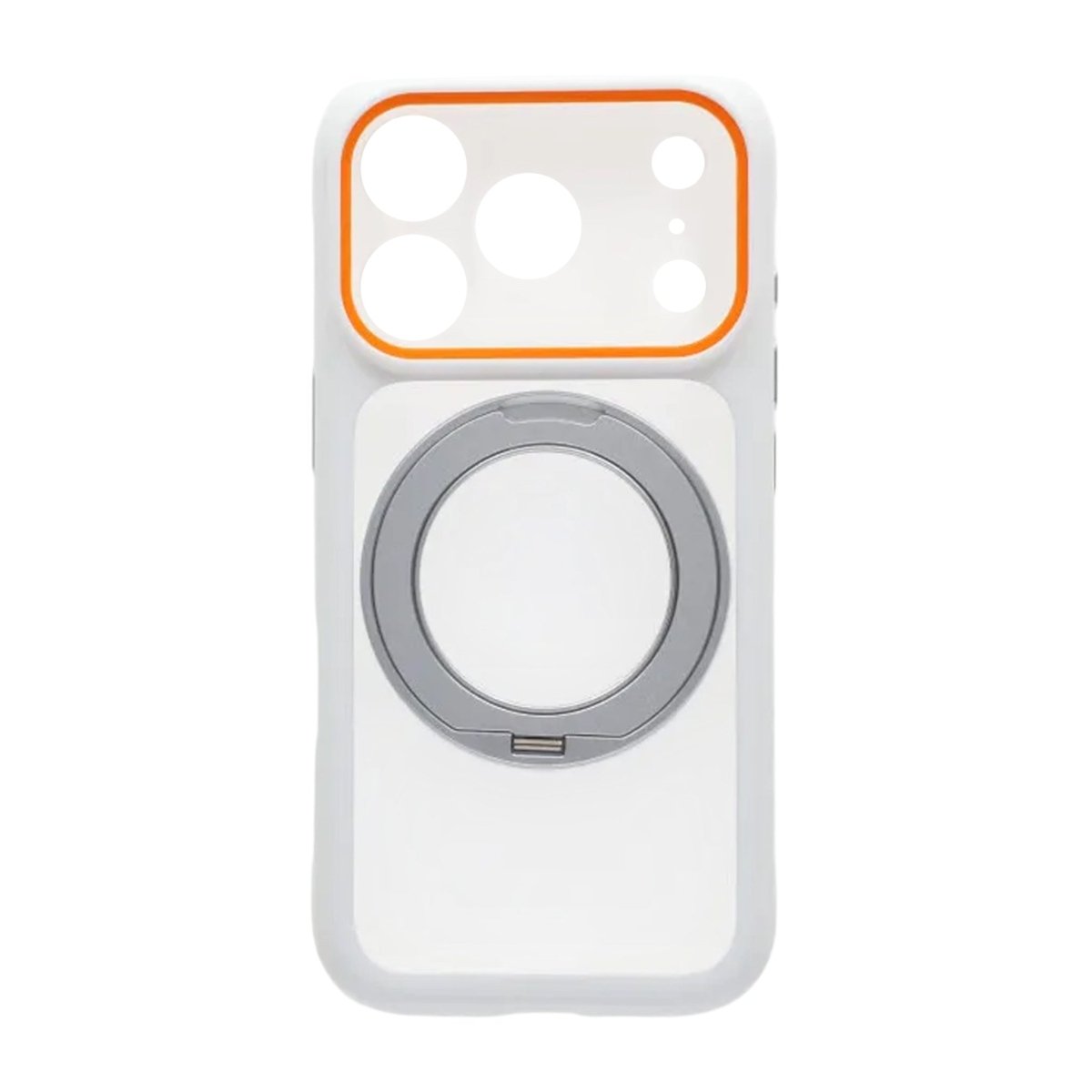 iPhone 17 Pro Skal Roterbart Stativ MagSafe Vit