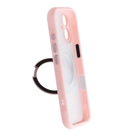 iPhone 17 Skal Roterbart Stativ MagSafe Rosa