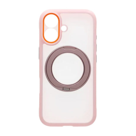 iPhone 17 Skal Roterbart Stativ MagSafe Rosa