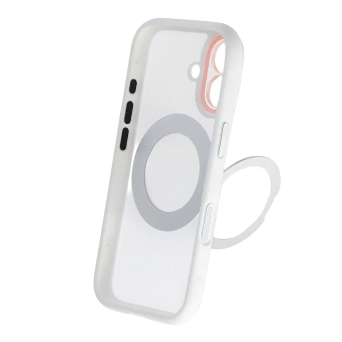 iPhone 17 Skal Roterbart Stativ MagSafe Vit