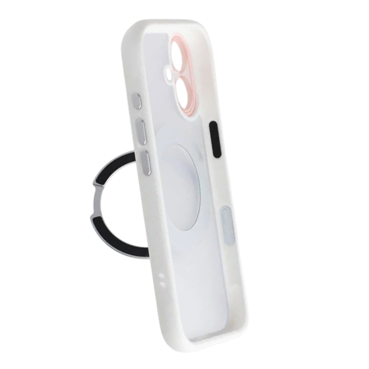iPhone 17 Skal Roterbart Stativ MagSafe Vit