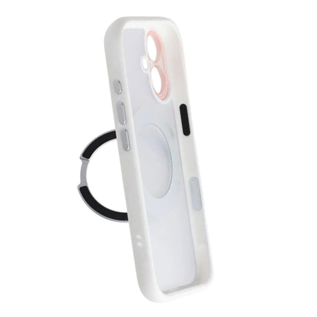 iPhone 17 Skal Roterbart Stativ MagSafe Vit