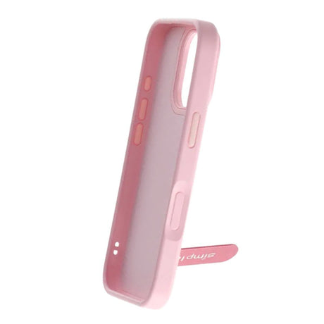 iPhone 16 Pro Max Skal Utfällbart Stativ Rosa