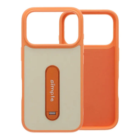 iPhone 17 Pro Max Skal Utfällbart Stativ Orange