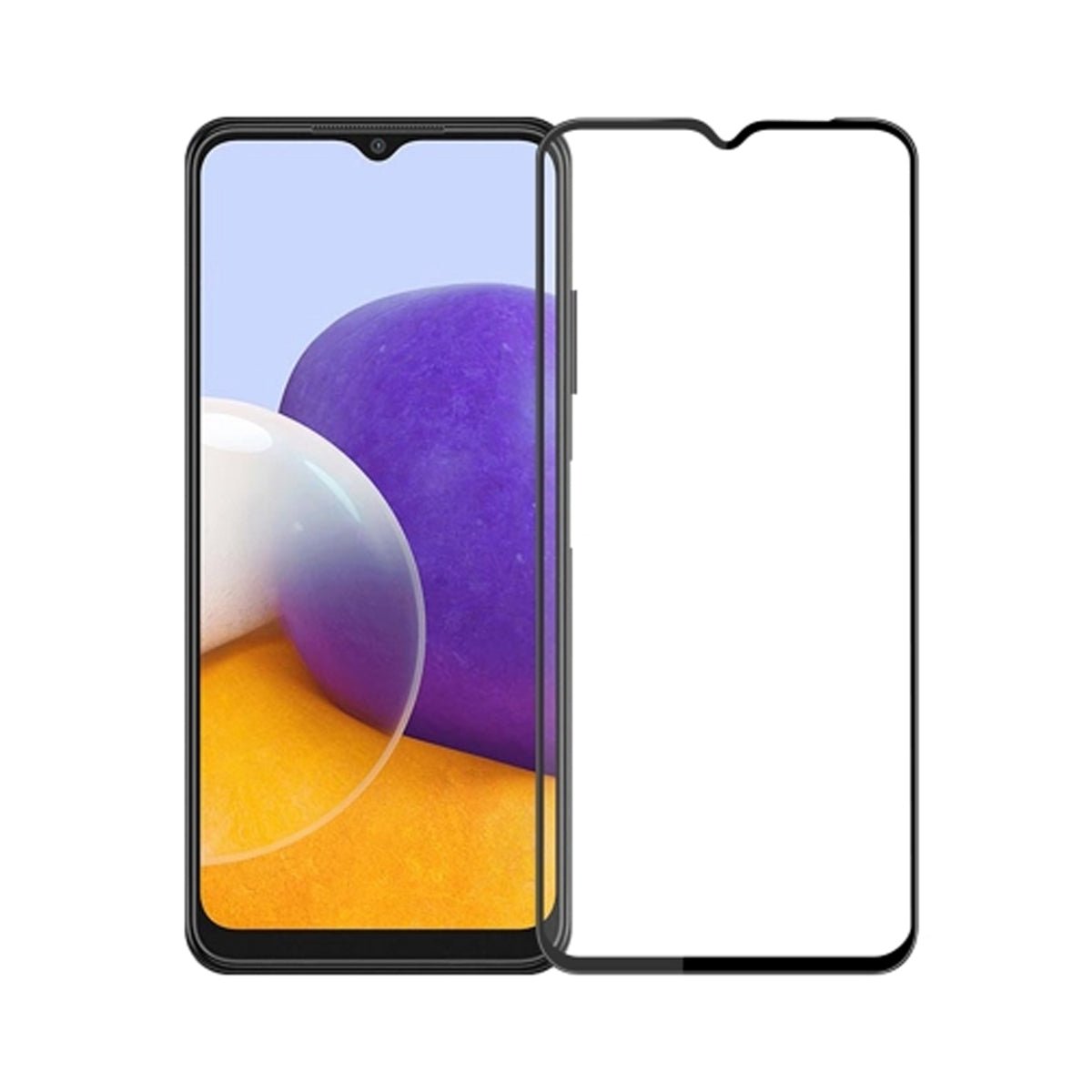 Samsung Galaxy A22 5G Skärmskydd Härdat Glas 3D