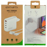 4smarts Skrivbordsladdare GaN Flex Pro 100W 3 USB-C+1 USB-A