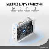 4smarts Skrivbordsladdare GaN Flex Pro 200W 4 USB-C