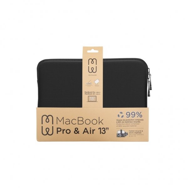 MW Sleeve 2 Life for MacBook Air/Pro 13″ Svart