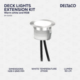 Deltaco Smart Home Smart Altanbelysning RGB 10-pack