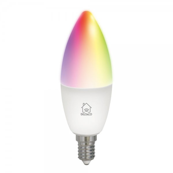 Deltaco Smart Home Smart Glödlampa E14 RGB 5W 3-pack