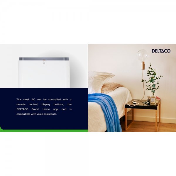 Deltaco Smart Home Smart Portabel AC med Kyla och Värme