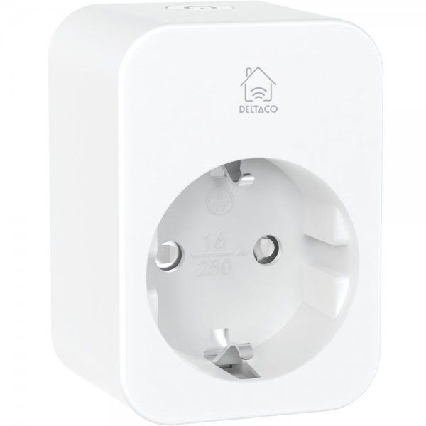 Deltaco Smart Home Smart stickkontakt med energiövervakning
