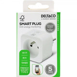 Deltaco Smart Home Smart strömbrytare med energiövervakning