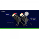 Deltaco Smart Home Smart Trädgårdsbelysning RGB 2-pack