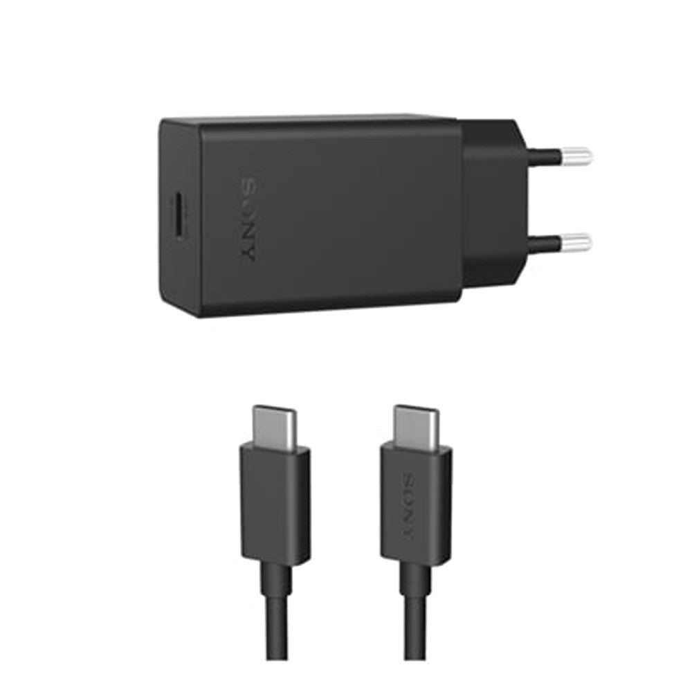 Sony Original Laddare med Kabel 30W USB-C Svart