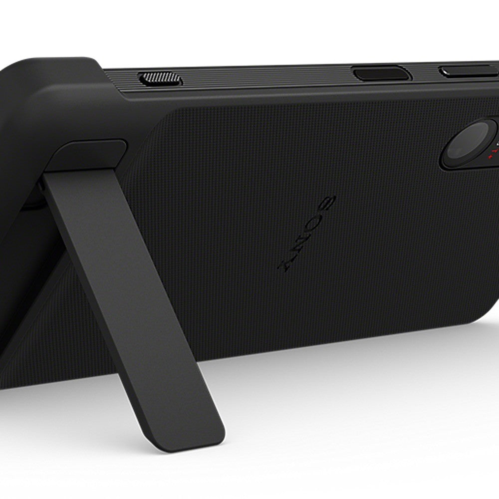 Sony Original Sony Xperia 1 V Skal Style Cover with Stand Svart