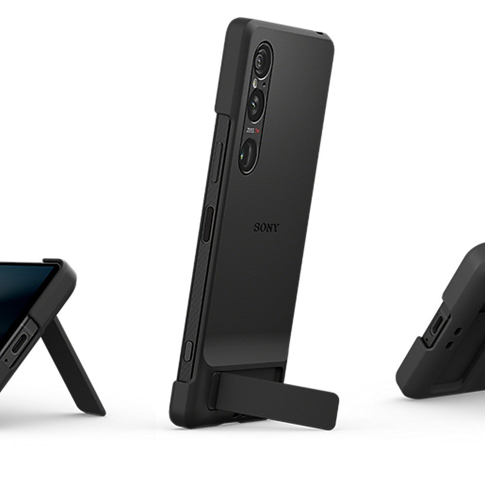 Sony Original Sony Xperia 1 VI Skal Style Cover with Stand Svart