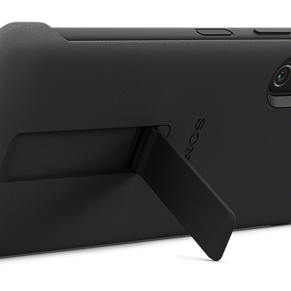 Sony Original Sony Xperia 10 V Skal Style Cover with Stand Svart