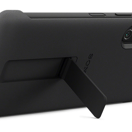 Sony Original Sony Xperia 10 V Skal Style Cover with Stand Svart