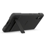 Sony Original Sony Xperia 10 VI Skal Style Cover with Stand Svart