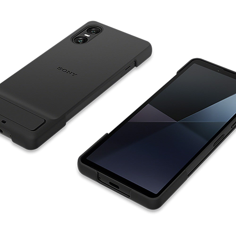 Sony Original Sony Xperia 10 VI Skal Style Cover with Stand Svart