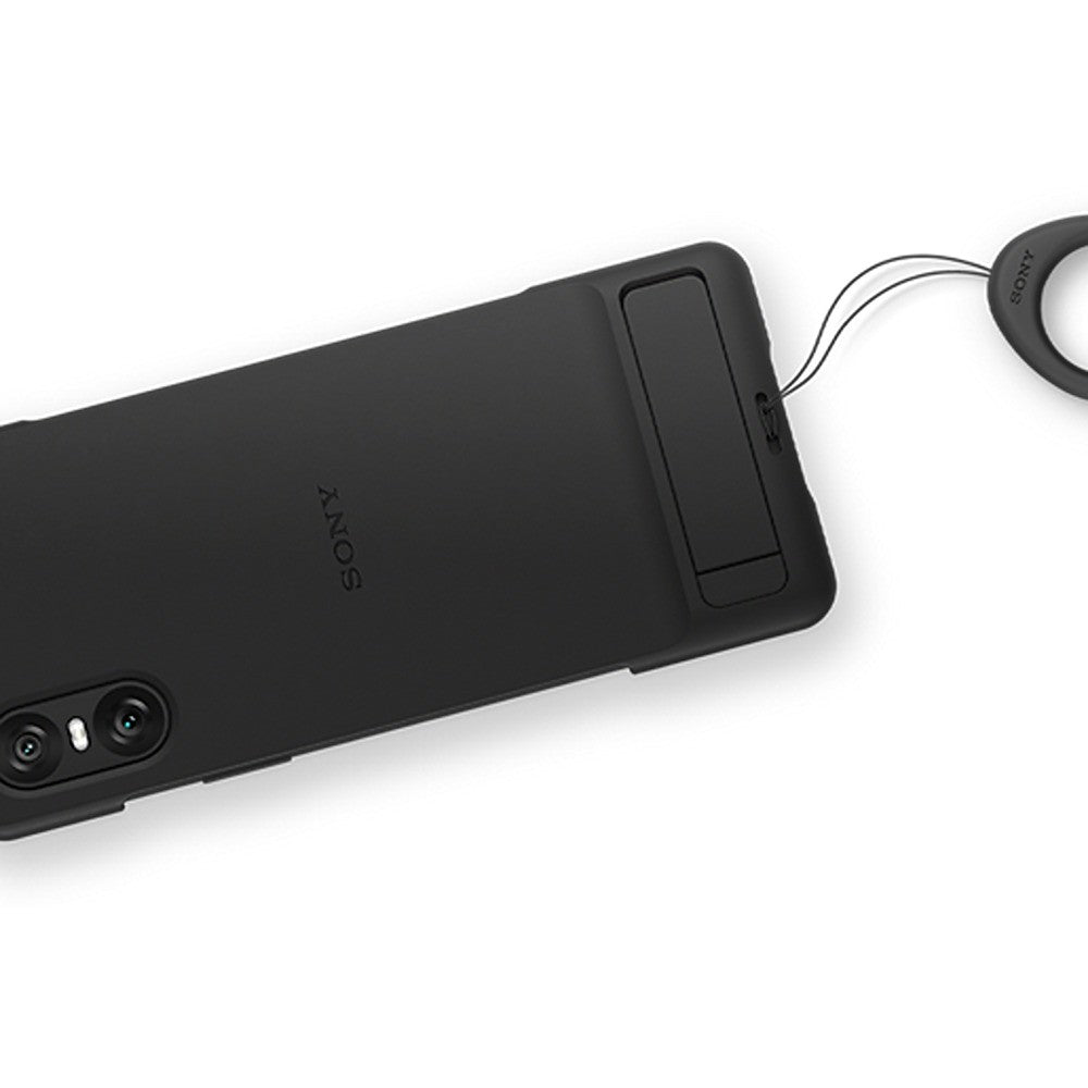 Sony Original Sony Xperia 10 VI Skal Style Cover with Stand Svart
