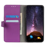 Sony Xperia 1 III Fodral Litchi Lila