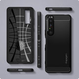 Spigen Sony Xperia 1 III Skal Rugged Armor Matte Black
