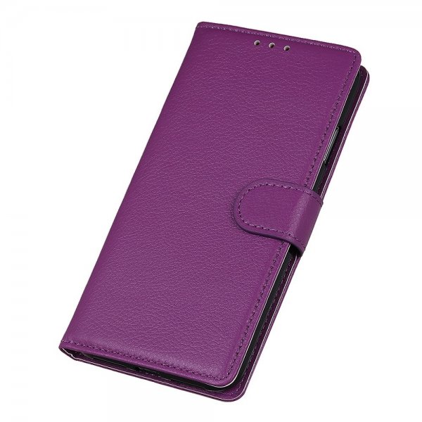 Sony Xperia 1 IV Fodral Litchi Lila