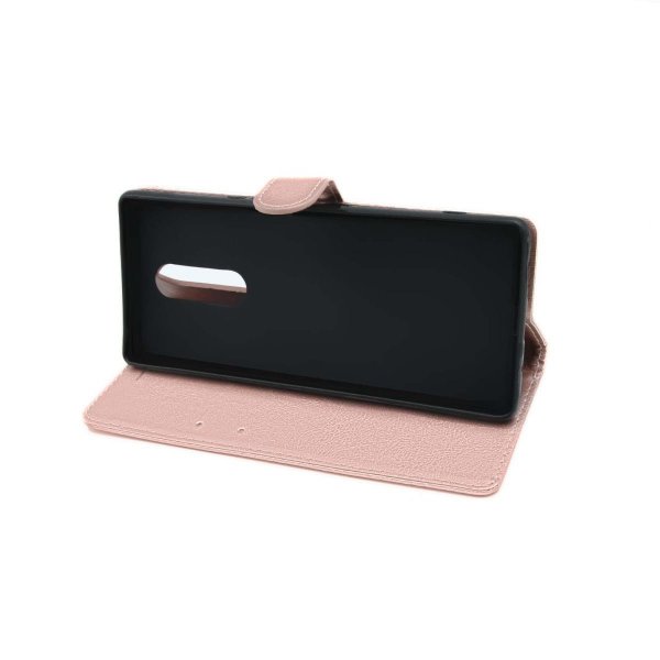 Sony Xperia 1 Fodral med Stativ Rosa