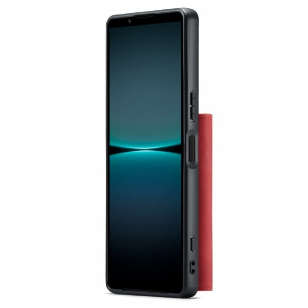 Dg.Ming Sony Xperia 1 V Skal M1 Series Löstagbar Korthållare Röd