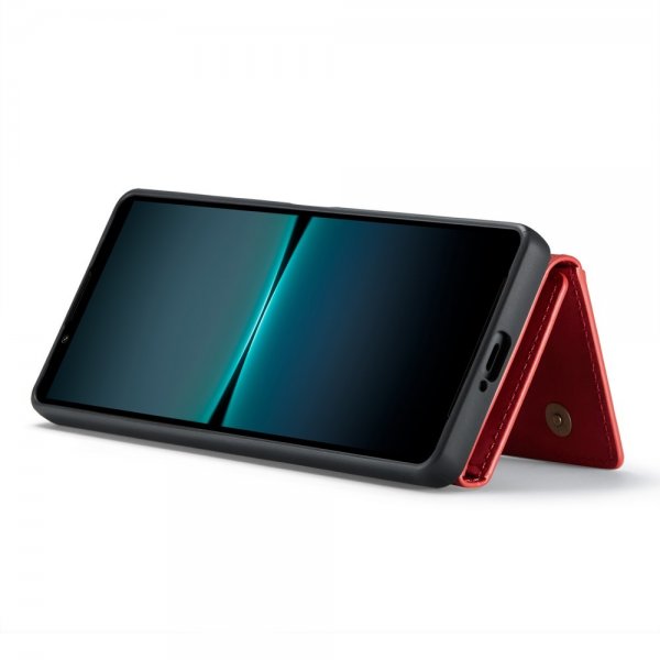 Dg.Ming Sony Xperia 1 V Skal M2 Series Löstagbar Korthållare Röd