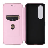 Sony Xperia 1 VI Fodral Kolfibertextur Roseguld