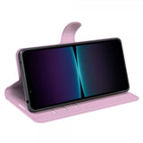 Sony Xperia 1 VI Fodral Litchi Rosa