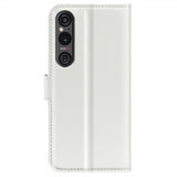 Sony Xperia 1 VI Fodral Litchi Vit