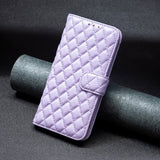 Sony Xperia 1 VI Fodral Rombmönster Lila
