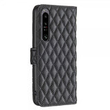 Sony Xperia 1 VI Fodral Rombmönster Svart